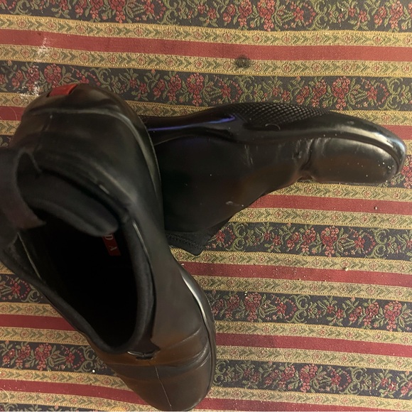 PRADA booties 

 booties leather size 38 BLACK - Picture 1 of 9